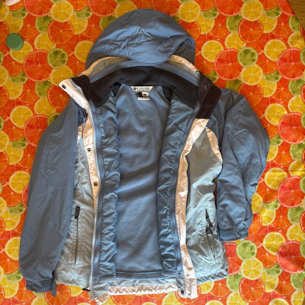 Columbia VERTEX Interchange Fleece Jacket Light Blue S F04
